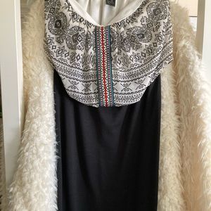 Wedding Season Strapless print dress🖤